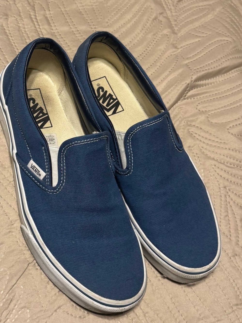 Vans Classic Slip-On Canvas in Blue Size 9. Women 10.5